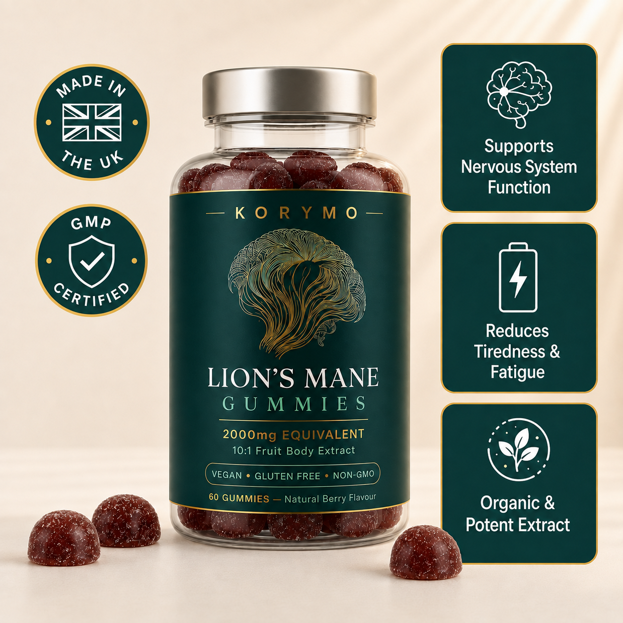Lion's Mane Superfood Gummies